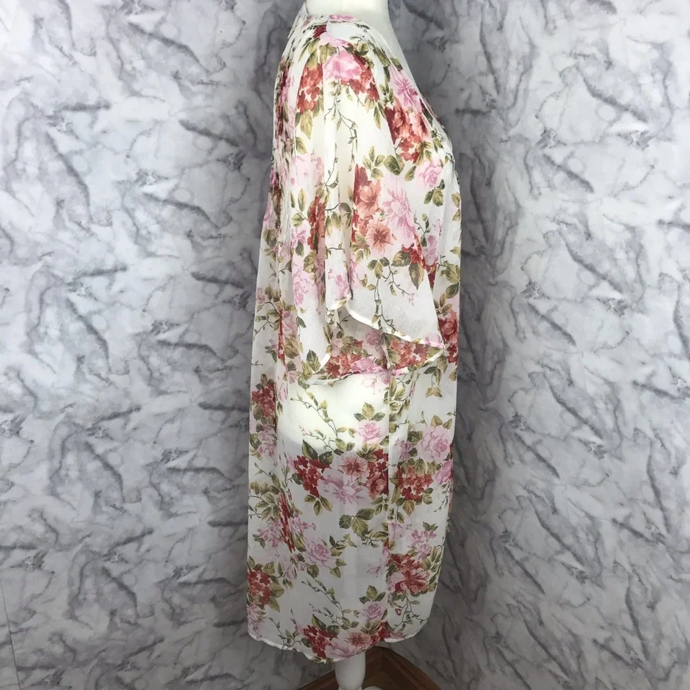 American Eagle Outfitters Sheer Kimono Duster